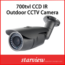 700tvl CCD Sony feste Linse wasserdichte IR Bullet Überwachungskamera